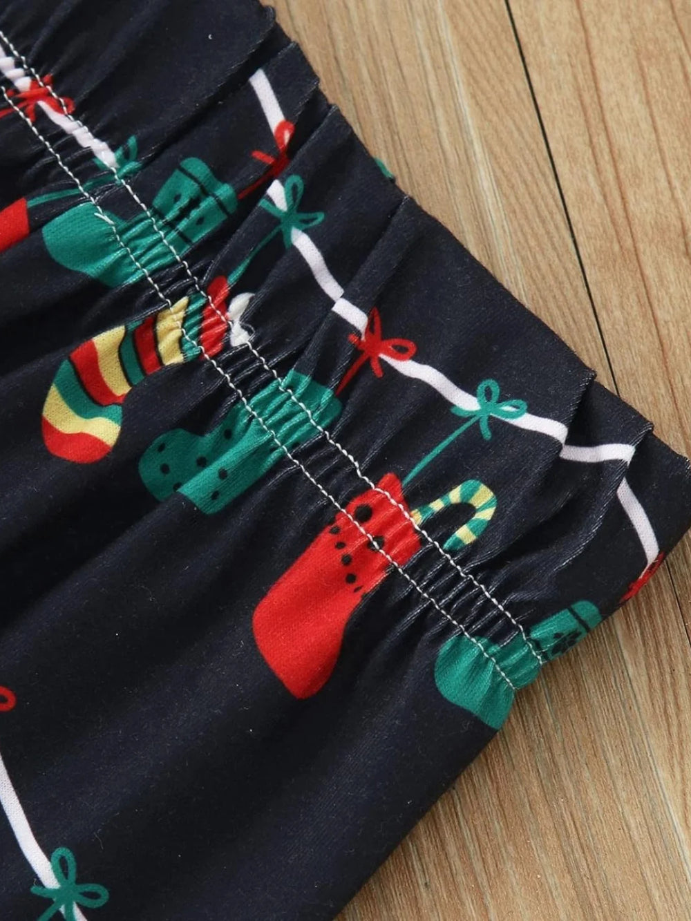 Christmas Light Matching Pajamas (with Pet's dog clothes)