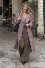 Sophisticated Minimalist Style Long Overcoat