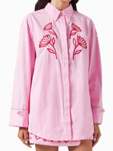 Western Embroidered Casual Shirt