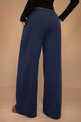 Drawstring Wide-Leg Sweatpants