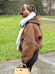 Hooded Bomber Jacket