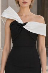 Asymmetric Off Stylish Shoulder Maxi Dress