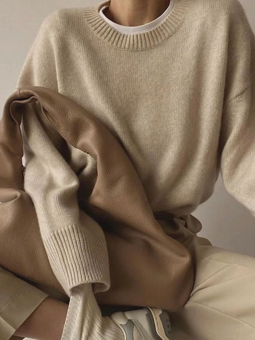 Hirsionsan Autumn Winter Cashmere Sweater