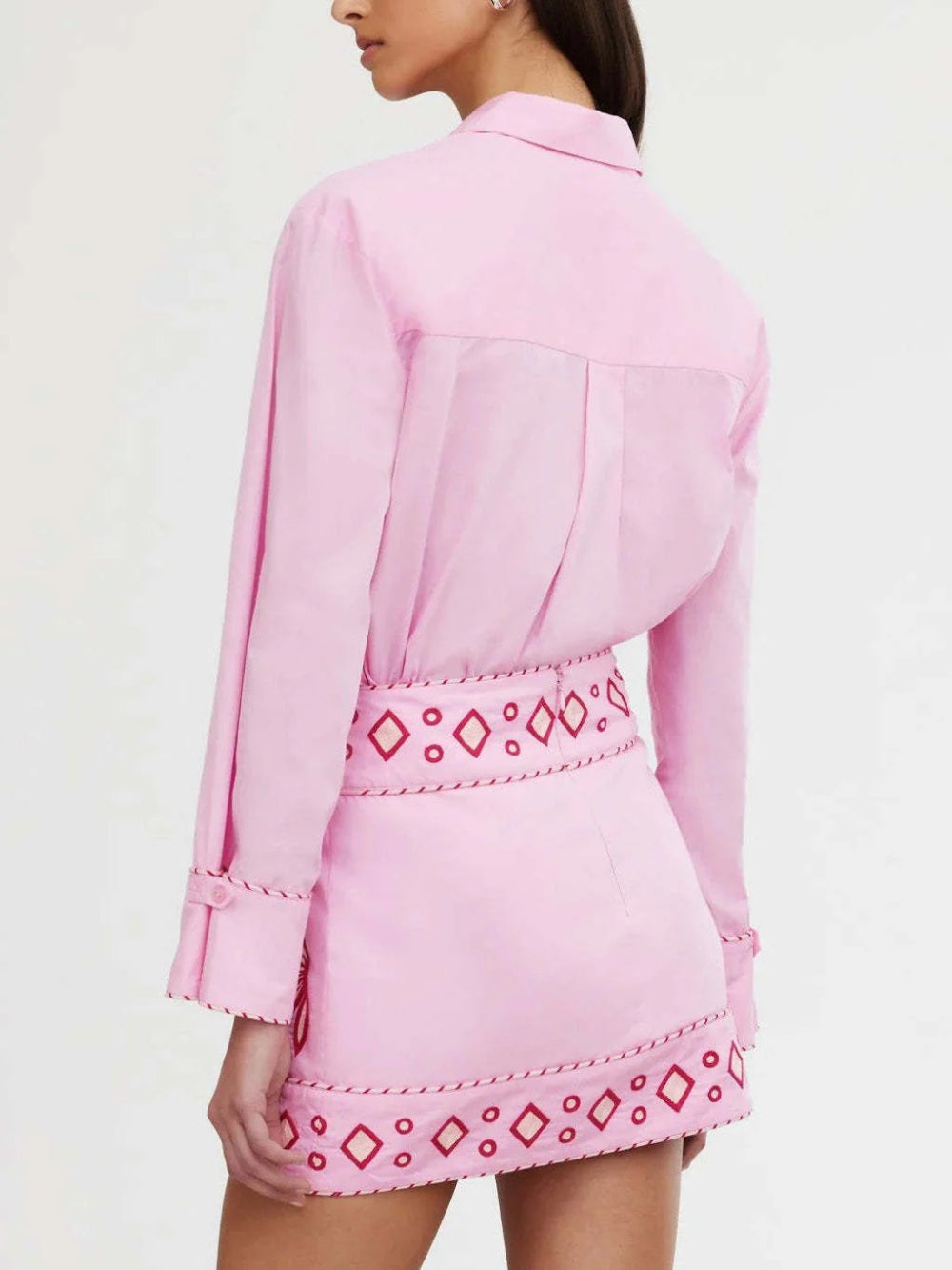 Western Embroidered Casual Shirt