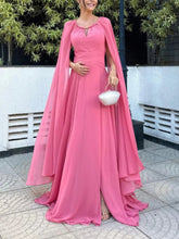 Asymmetric Slit Elegant Dress