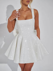 Elegant Big Bow Party Dress