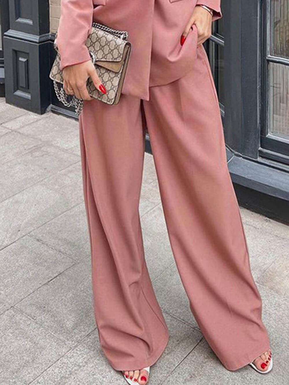 Lapel Tailored Blazer