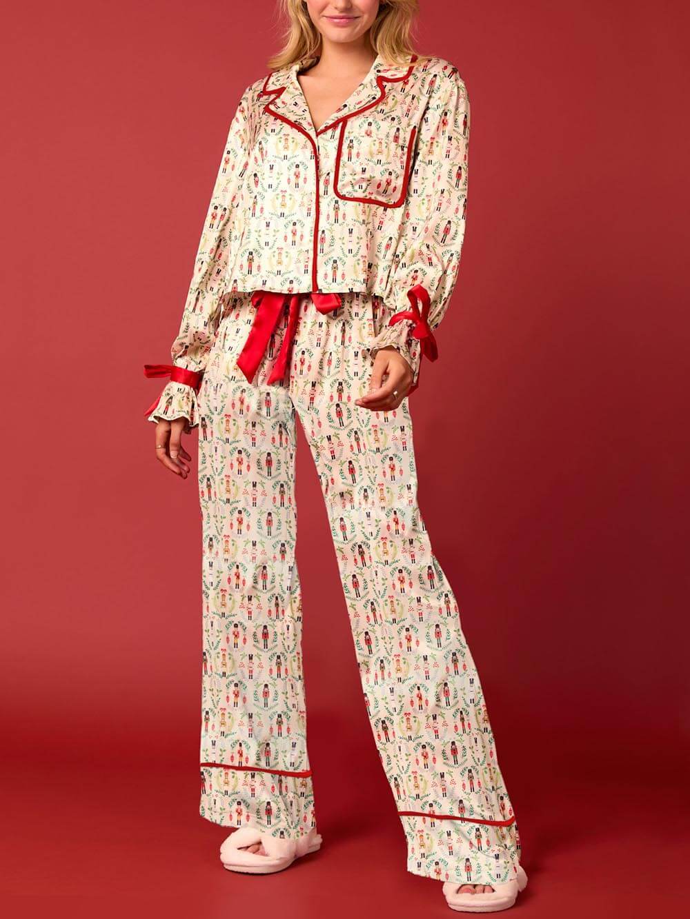 Christmas Print Loungewear Set