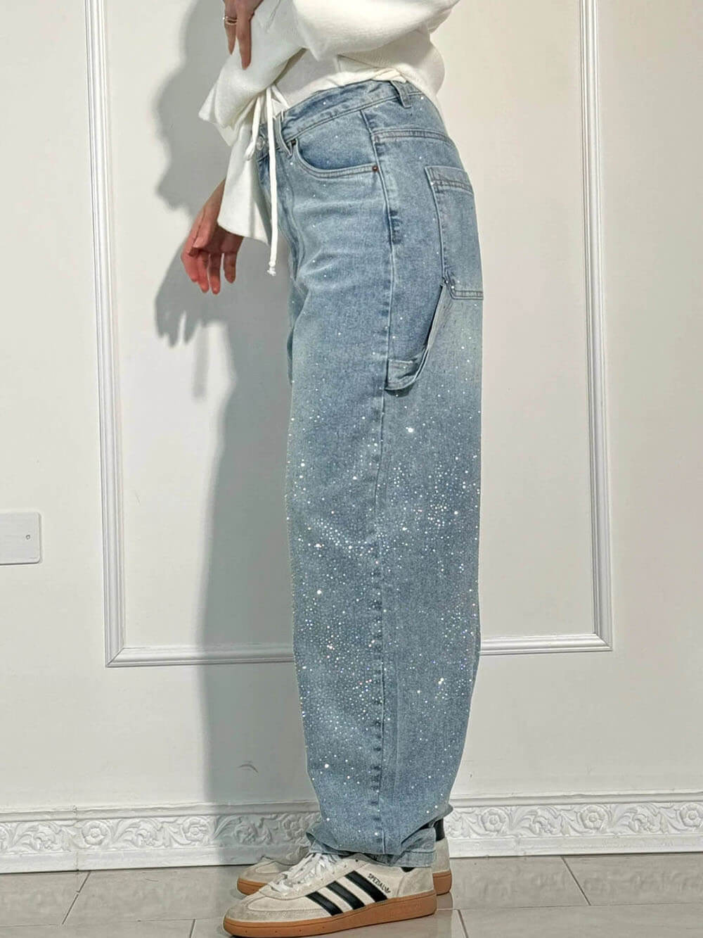 Balloon Fit Denim Jeans