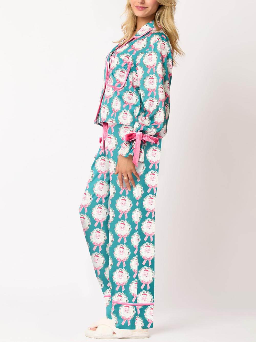 Christmas Print Loungewear Set
