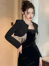 Elegant Black Formal Blazer