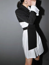 Black Cross Split Blazer