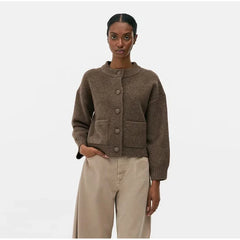 O-Neck Knit Cardigan