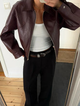 Retro Lapel Leather Jacket