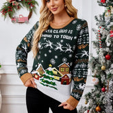 Women's Full Sleeve Christmas Knit Sweater