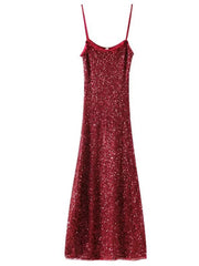 Sequin Slip Sleeveless Dress