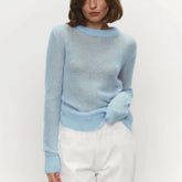 Round Neck Knit Pullover