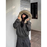 Lambs Wool Hoodie Jacket