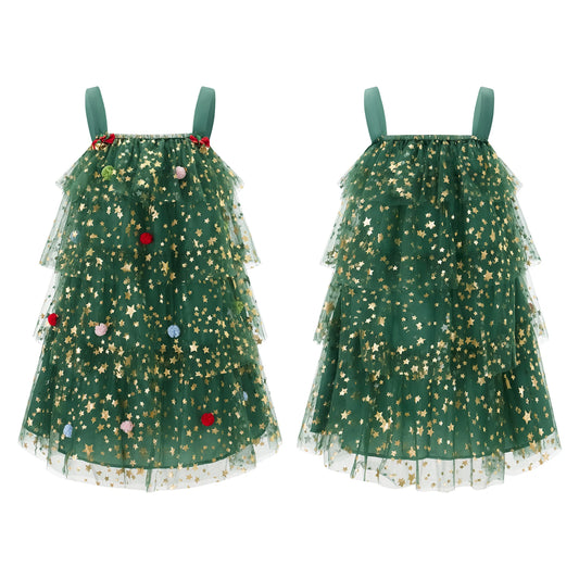 Sequin Tulle Mini Dress