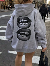 Sexy Lips Print Hoodie