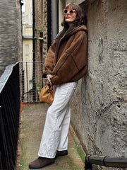 Hooded Bomber Jacket