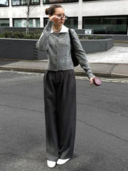 O-Neck Knit Cardigan