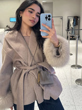 Woolen Stand Collar Coat