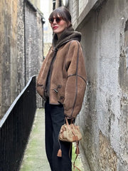 Hooded Bomber Jacket