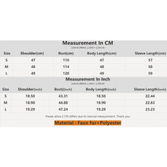 Gradient Faux Fur Jacket