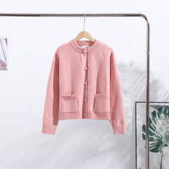 O-Neck Knit Cardigan