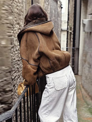 Hooded Bomber Jacket