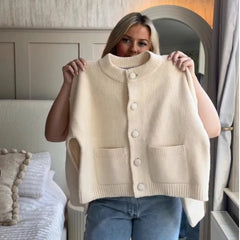 O-Neck Knit Cardigan