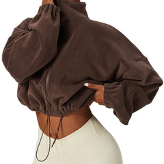 Fleece Stand Collar Jacket