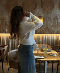 White Hollow Out Knit Cardigan