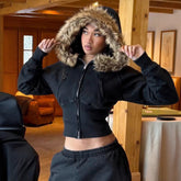 Vintage Long Sleeve Warm Jacket