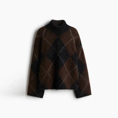 Colorblock Striped Knit Sweater