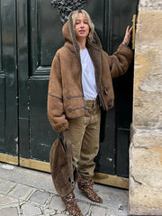 Hooded Bomber Jacket