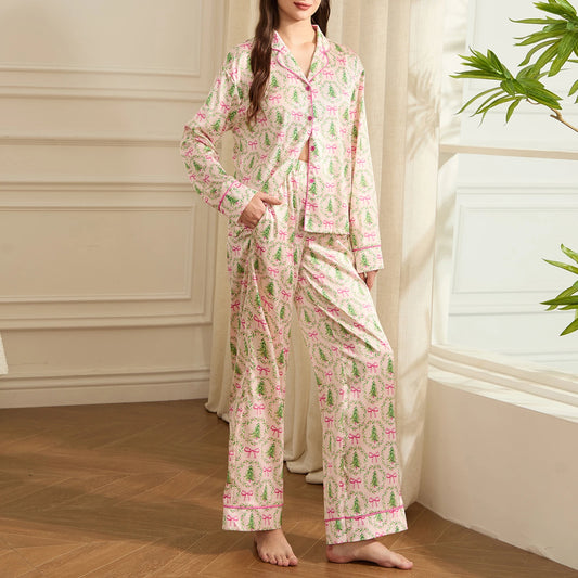 Long Sleeve Top & Pants Christmas Sleepwear
