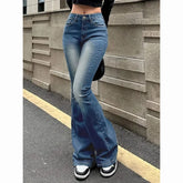 High Waist Flared Jeans