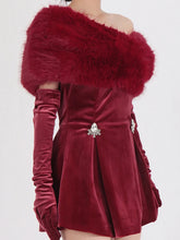 Strapless High Waist Mini Dress