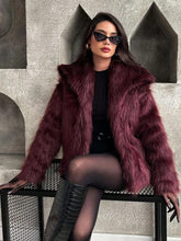 Loose Artificial Fur Coat