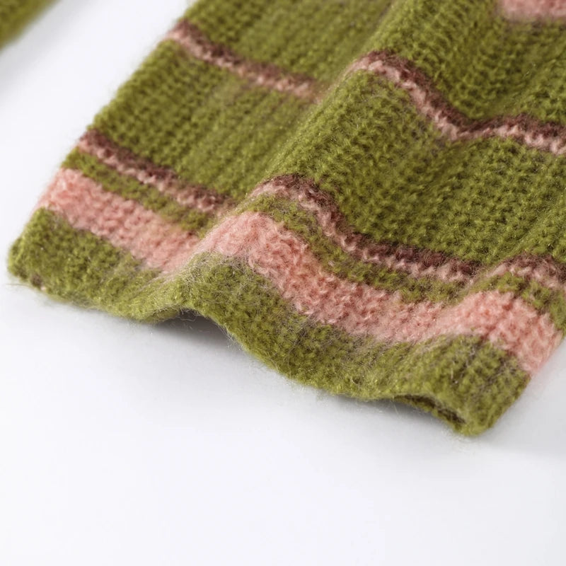 Solid Button V-Neck Cardigan