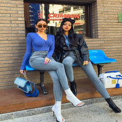 High Waist Skinny Jeans