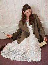 French Lace Trim Blazer