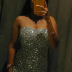 Sequin Slip Sleeveless Dress
