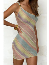 Backless Printed Mini Dress