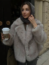 Faux Fur Solid Coat
