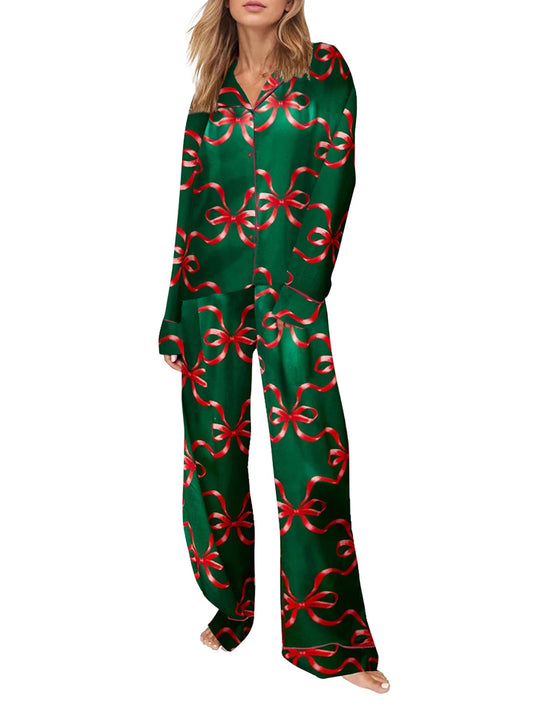 Two-Piece Christmas Loungewear