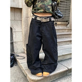 Rivet Loose Wide-Leg Jeans