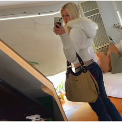 Fur-Collar Hooded Jacket